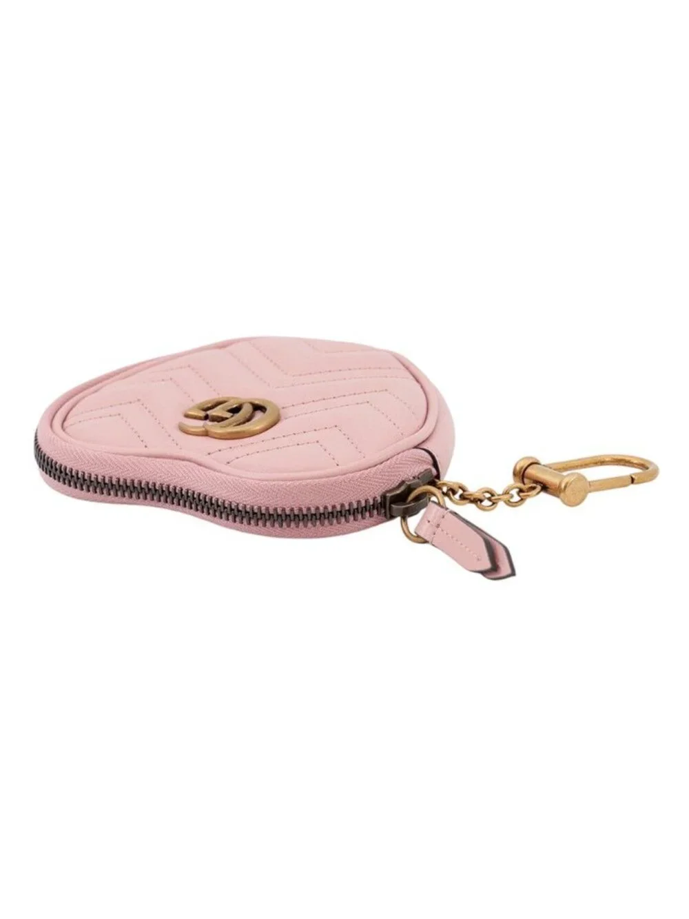 Gucci Coin Case Double Heart